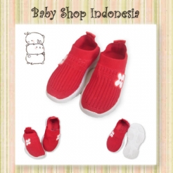 large Sepatu Slip on Anak Key Merah